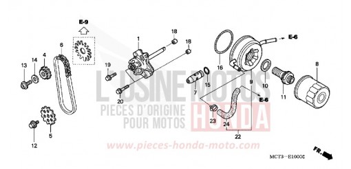 POMPE A HUILE FJS600A3 de 2003